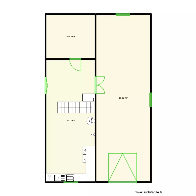 Plan sous sol Interupteurs. Plan de 3 pièces et 87 m² Plan sous sol Interupteurs. Plan de 3 pièces et 87 m²
