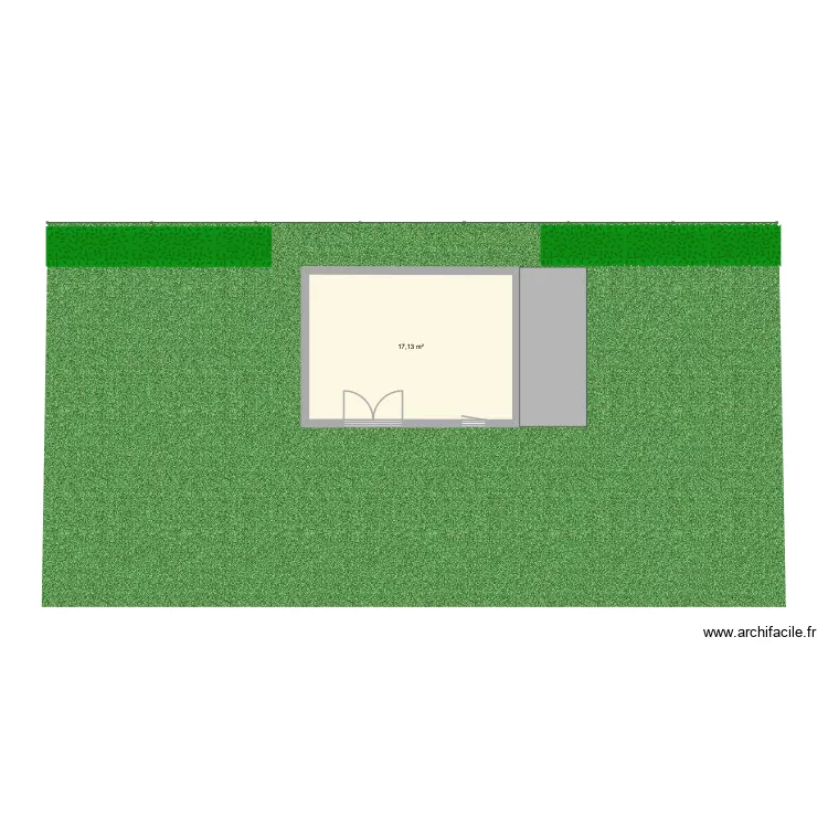 Abri1. Plan de 1  et 17 m²