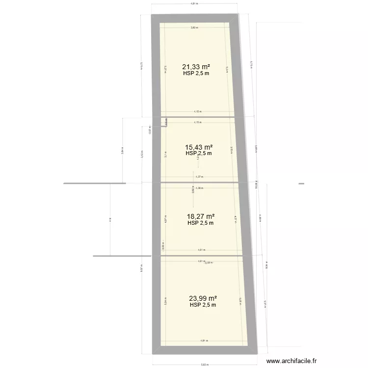 Plan  Garage  Myriam. Plan de 