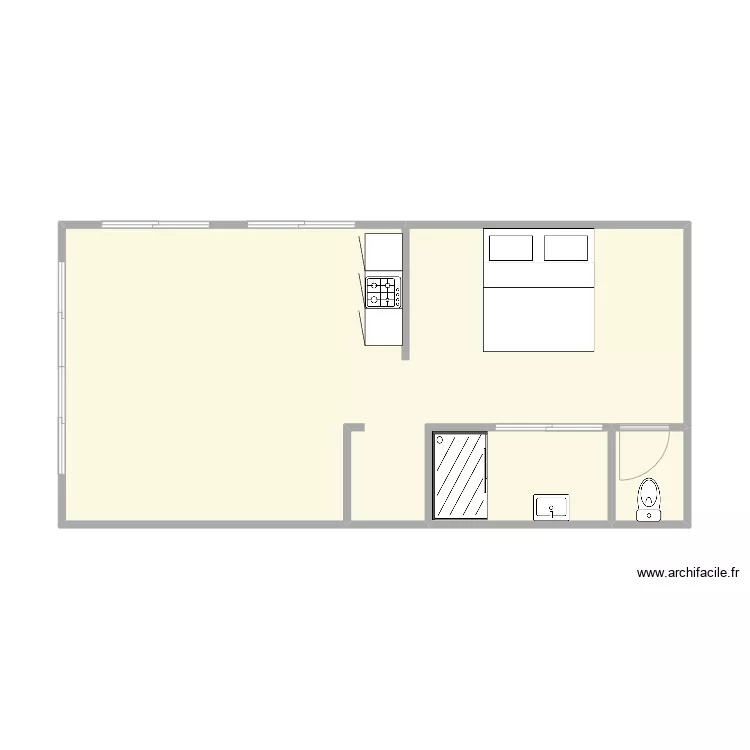 chambre marius fernande samus. Plan de 