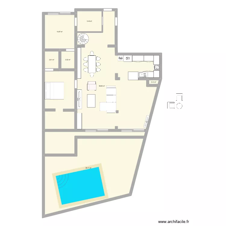 salon lot 11 .02. Plan de 7 et 180 m² salon lot 11 .02. Plan de 7 et 180 m²