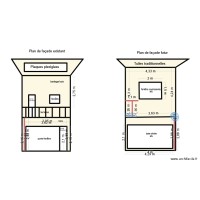 plan de façade existant