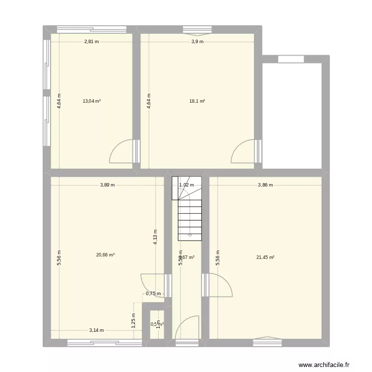 colayrac. Plan de 6  et 79 m²