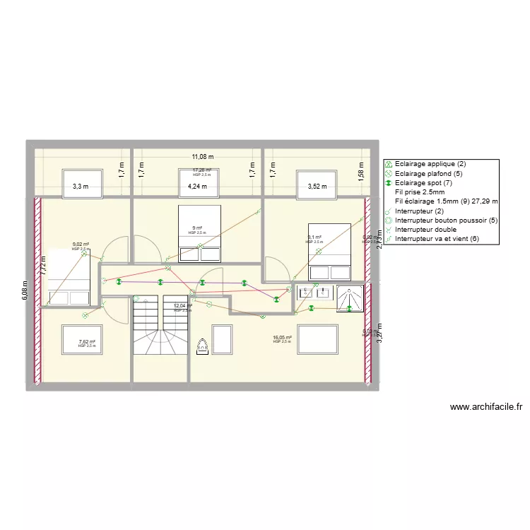 Guilligomarc'h &eacute;lecricit&eacute; &Eacute;clairage. Plan de 