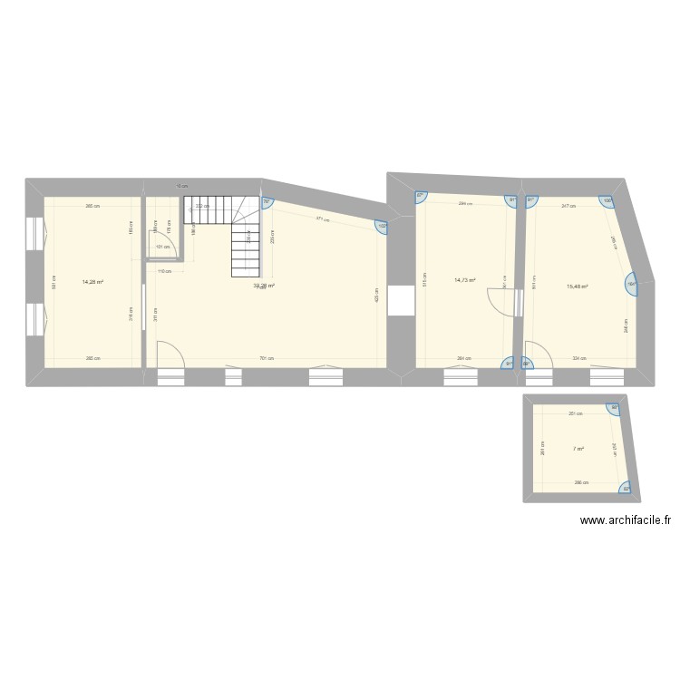 Saint-Léon Bourg - plan ELEC. Plan de 16 pièces et 167 m2