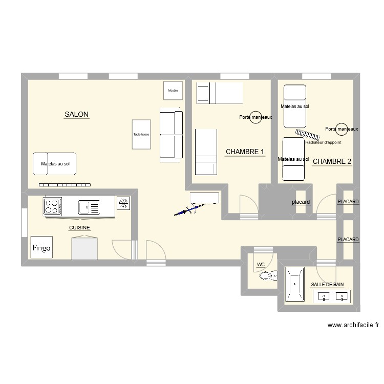PLACE CALMETTE. Plan de 0 pièce et 0 m2