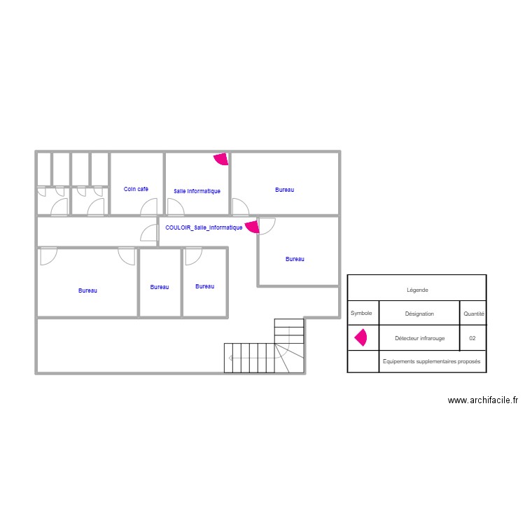  BONA MEZA intru. Plan de 15 pièces et 47 m2