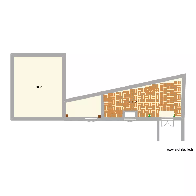 abri vélos terrasse 3. Plan de 2 et 40 m² abri vélos terrasse 3. Plan de 2 et 40 m²