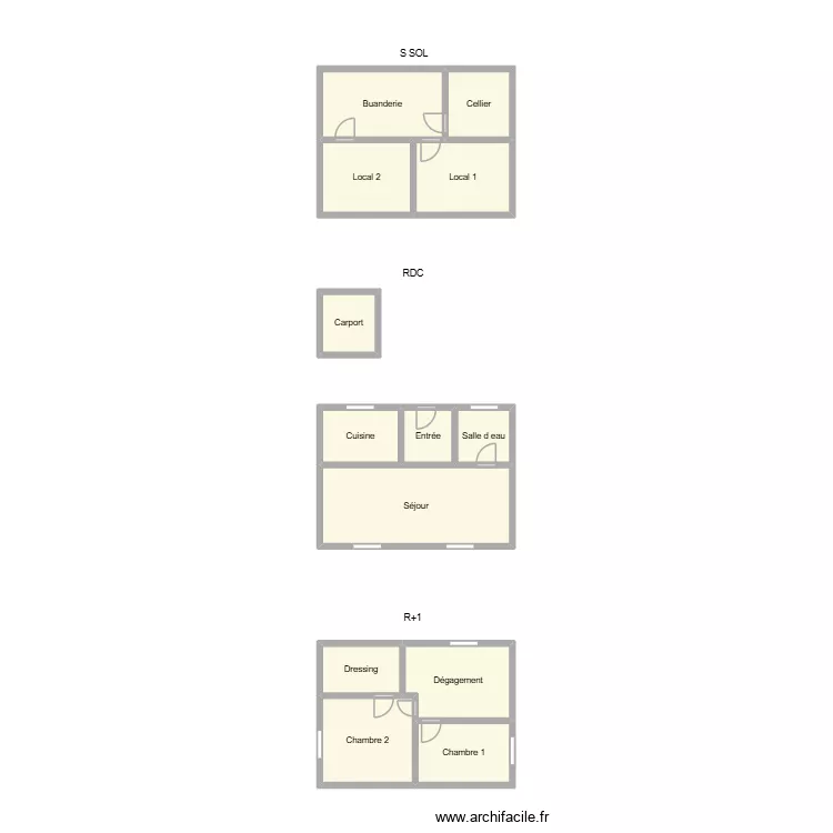 2509 PARENT. Plan de 