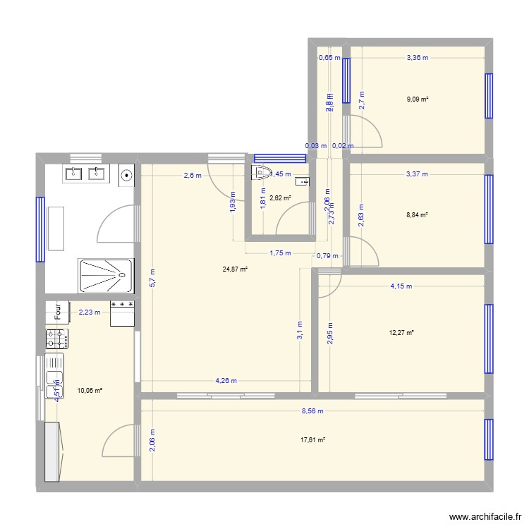 Maison aux saintes. Plan de 0 pièce et 0 m2