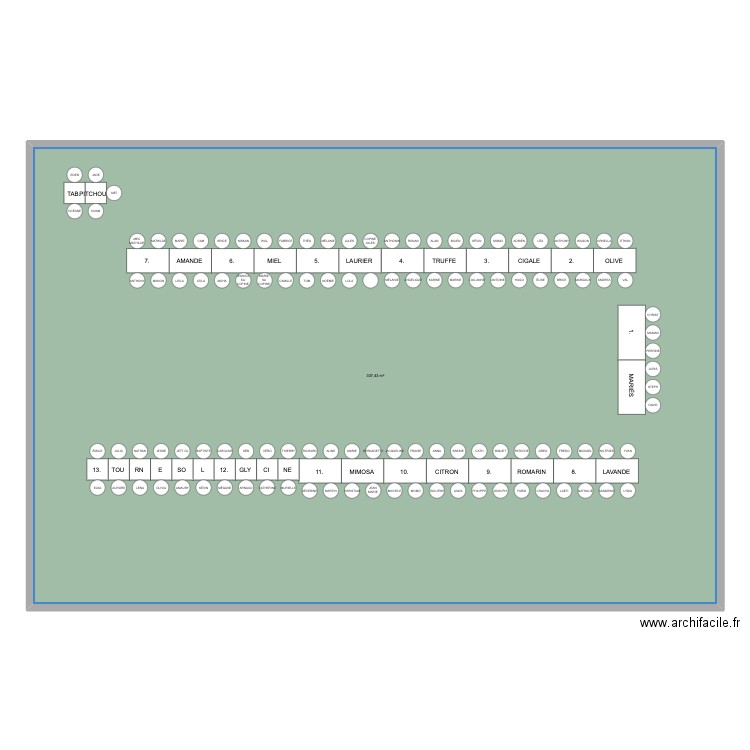 PLAN MARIAGE. Plan de 1 pièce et 337 m2