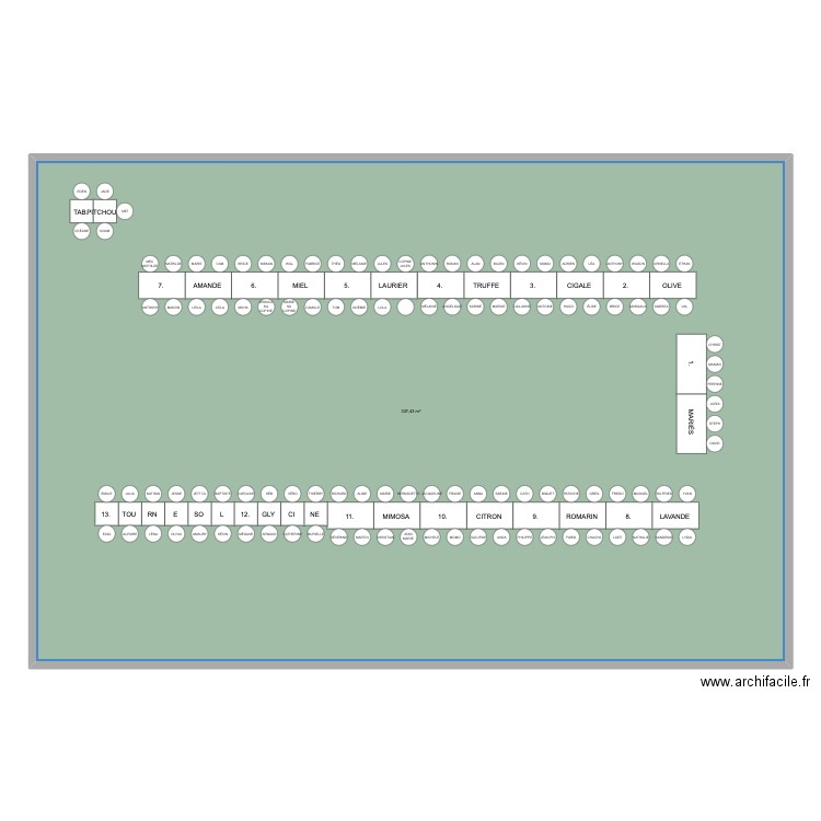 PLAN MARIAGE. Plan de 1 pièce et 337 m2