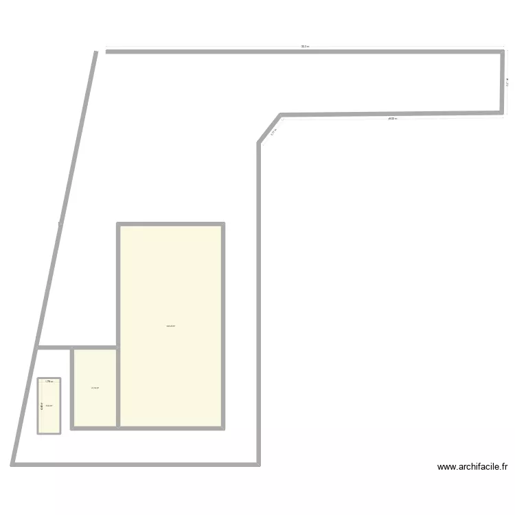 VARANGE. Plan de 3  et 165 m²