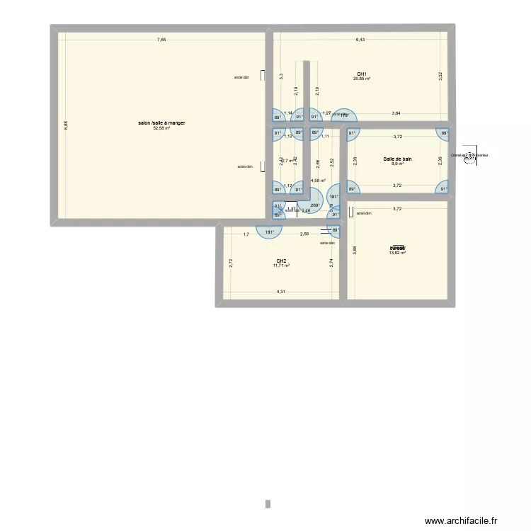 rossi. Plan de 7 et 116 m² rossi. Plan de 7 et 116 m²