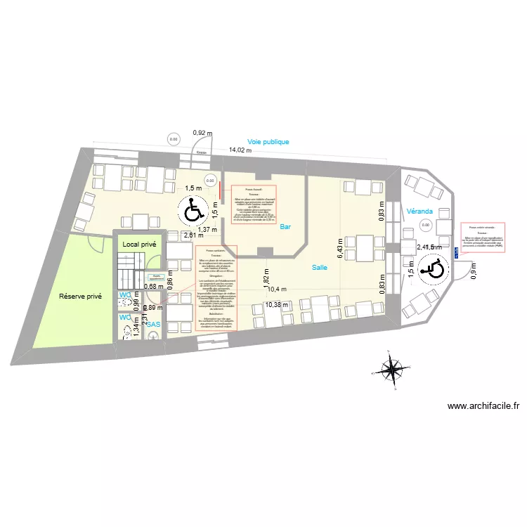 Plan AP Travaux - Le SULKY. Plan de 7 et 115 m² Plan AP Travaux - Le SULKY. Plan de 7 et 115 m²