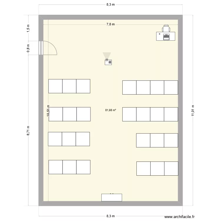 H4 en constr. Plan de 1 Pièce et 82 m² H4 en constr. Plan de 1 Pièce et 82 m²