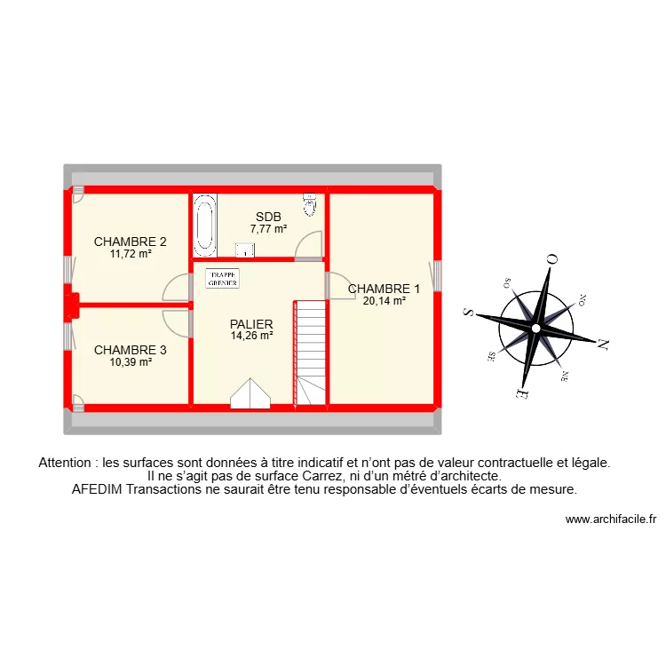 BI 32358. Plan de 19  et 241 m²