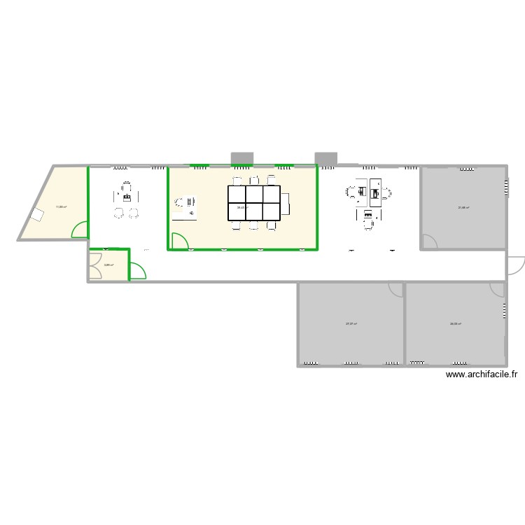 Roissy B&acirc;timent 3312. Plan de 0 pièce et 0 m2