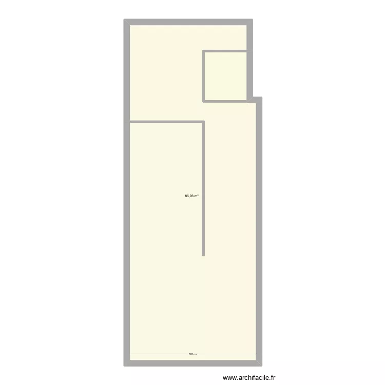 Appart 1. Plan de 1 et 87 m² Appart 1. Plan de 1 et 87 m²