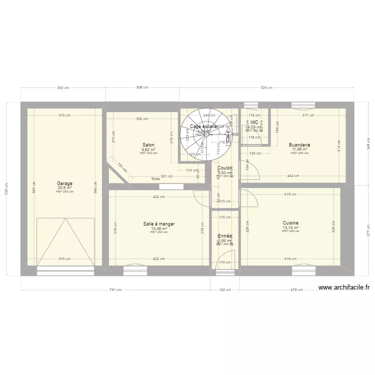 Châteaubriant - Déporté Résistant - Existant. Plan de Châteaubriant - Déporté Résistant - Existant. Plan de