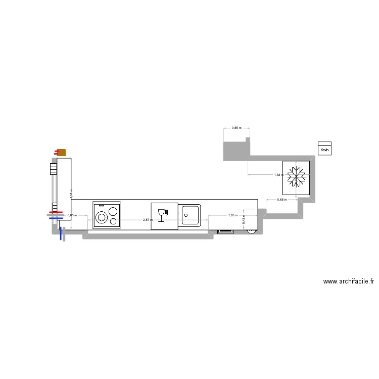 22Jonquoy-Cuisine. Plan de 0 pièce et 0 m2