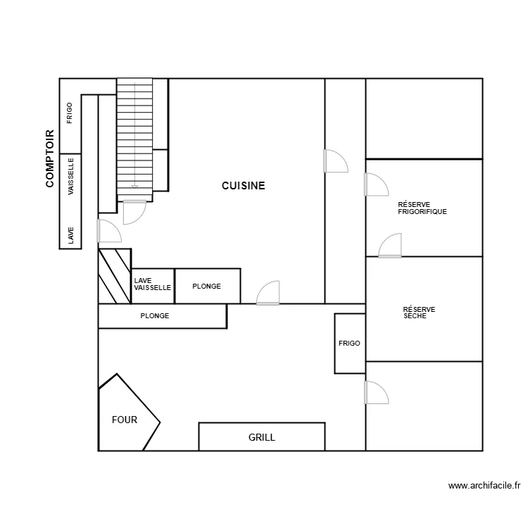 MARIVALE1. Plan de 21 Pièces et 71 m²