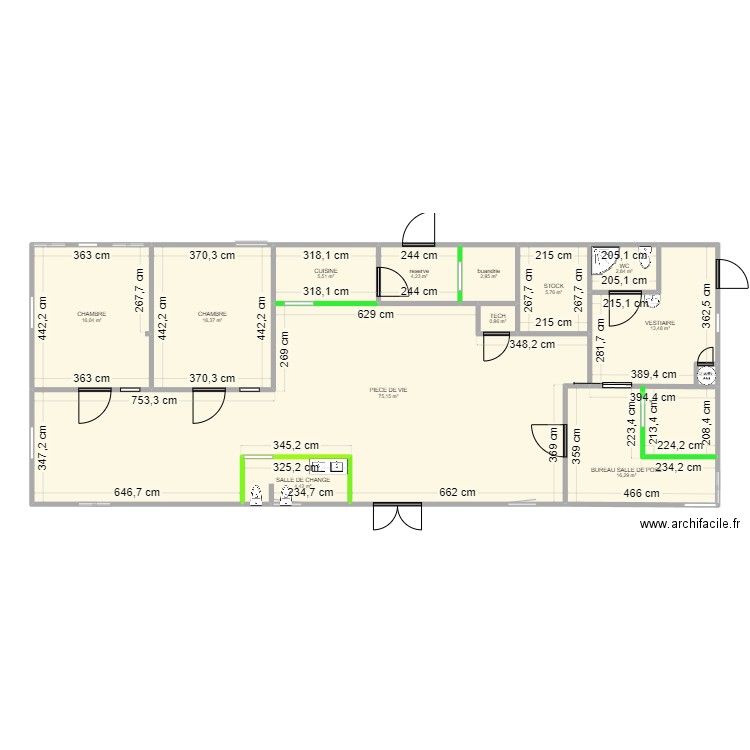 Micro crèche 2. Plan de 0 pièce et 0 m2