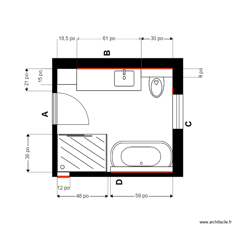 letourneau sur mesure. Plan de 