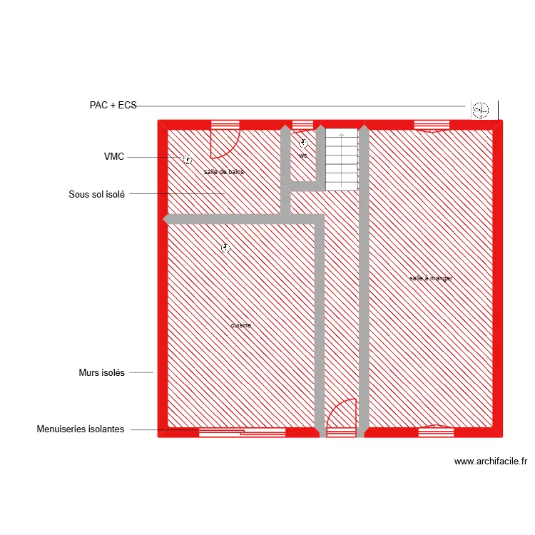 FREMONT RDC ETAPE 2. Plan de 