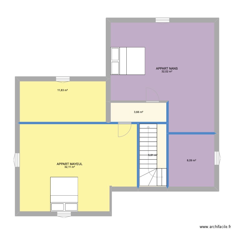 CASTEJA r+2 PRO. Plan de 6 pièces et 94 m2