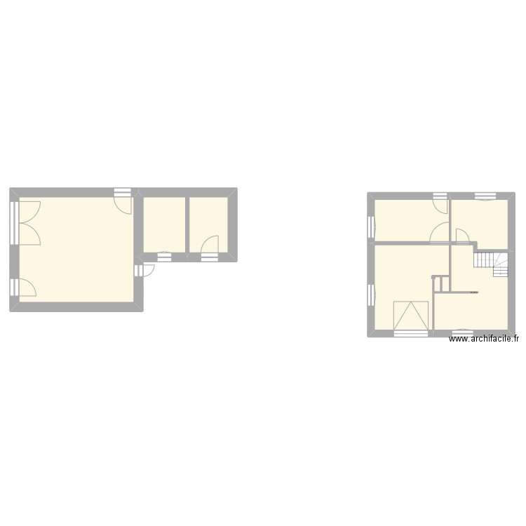 plan CM. Plan de 8 pièces et 163 m2