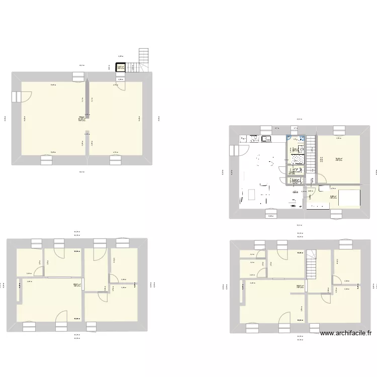 La Gauveni&egrave;re rdc. Plan de 