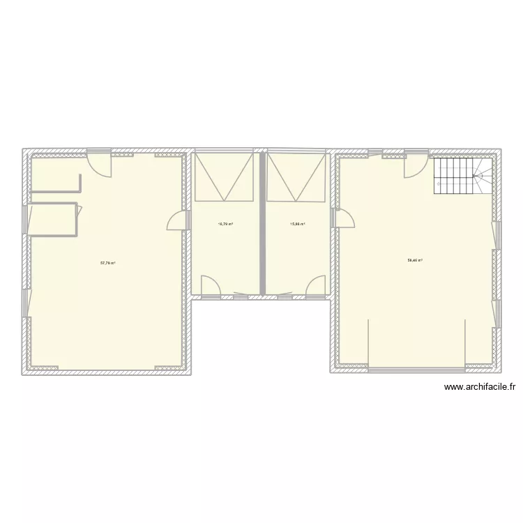 projet de construction. Plan de 4 et 149 m² projet de construction. Plan de 4 et 149 m²