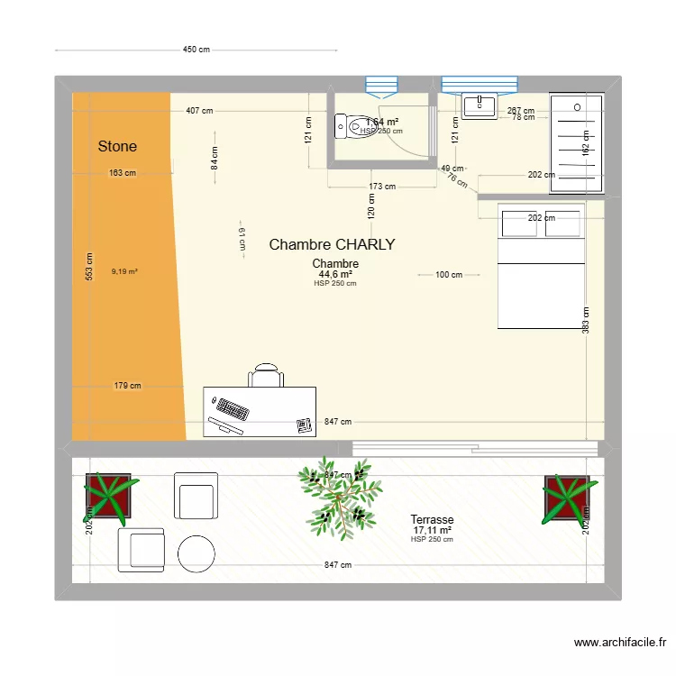 building CH Charly. Plan de building CH Charly. Plan de