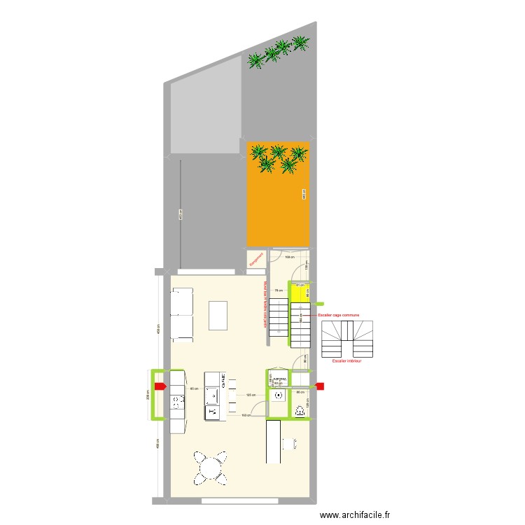 BAUCQ 77 3e étage Def. Plan de 11 pièces et 99 m2