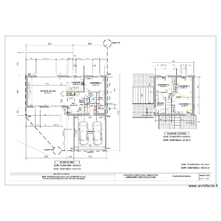 Hamadouche Assia & Nicolas Lefebvre. Plan de 0 pièce et 0 m2