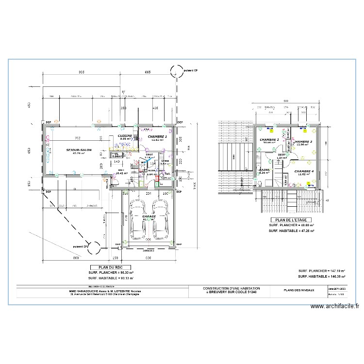 Hamadouche Assia & Nicolas Lefebvre. Plan de 0 pièce et 0 m2