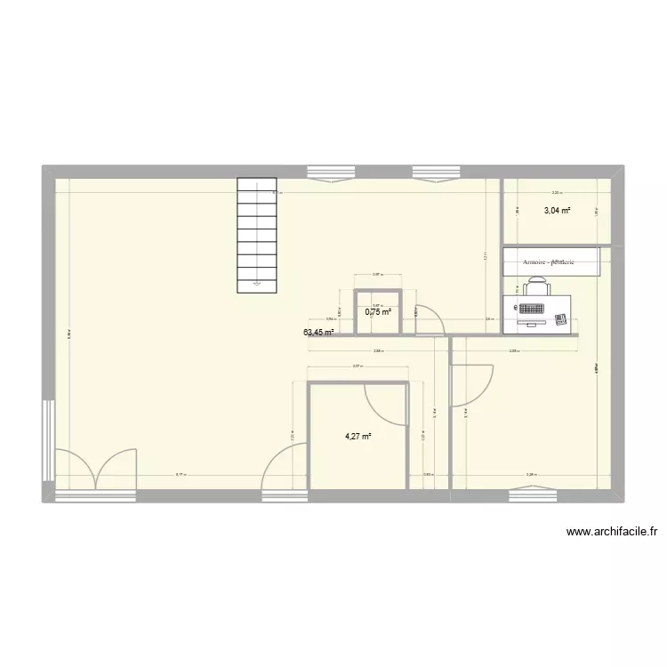 maison Romillyevo. Plan de 4 Pièces et 72 m² maison Romillyevo. Plan de 4 Pièces et 72 m²
