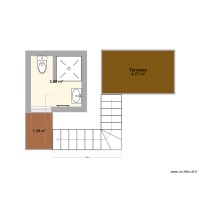 Salle de bain + escalier