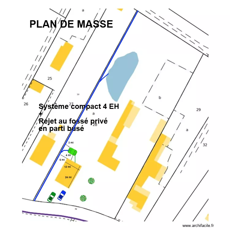 Luttiau. Plan de 