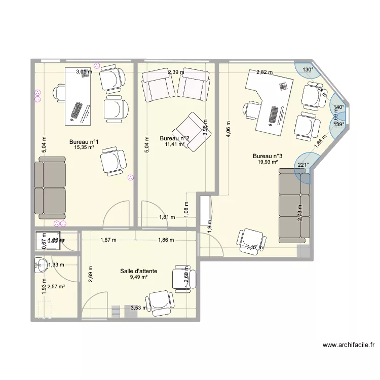 Magenta. Plan de 6 et 60 m² Magenta. Plan de 6 et 60 m²