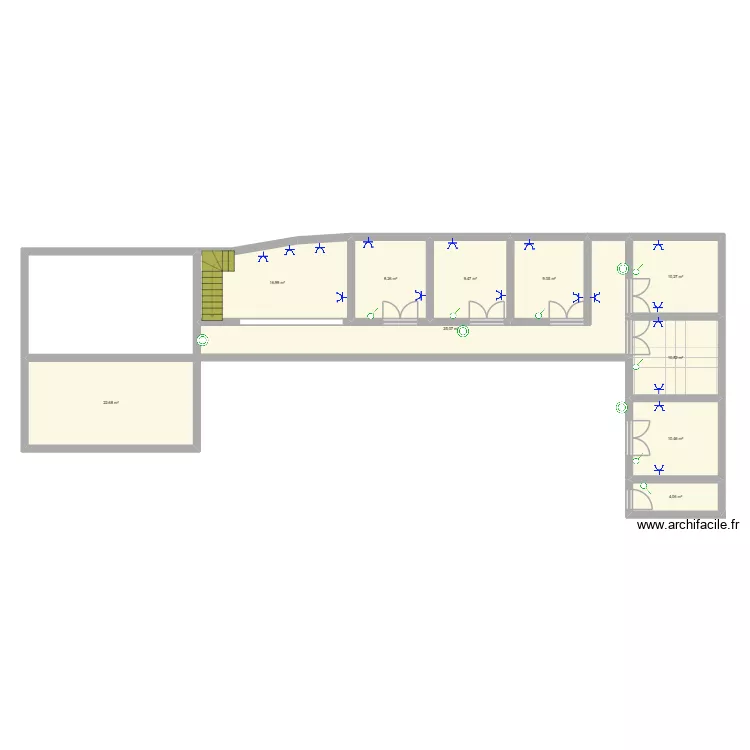 Galery MUDAKA. Plan de 10 et 128 m² Galery MUDAKA. Plan de 10 et 128 m²