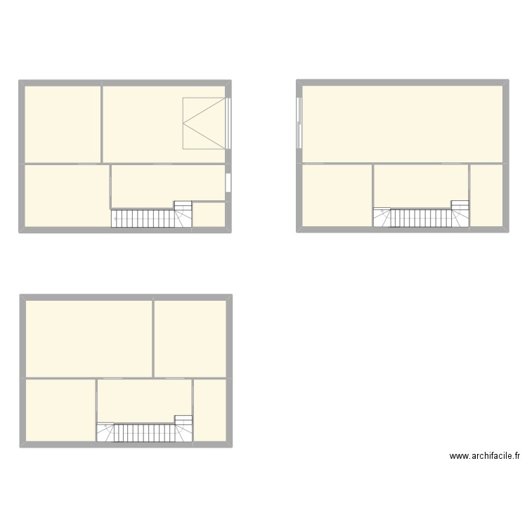 179. Plan de 9 pièces et 185 m2