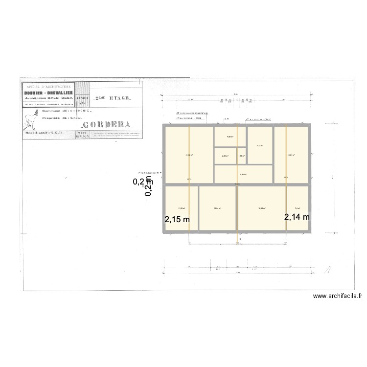 Gaillands Grenier 0. Plan de 11 pièces et 108 m2