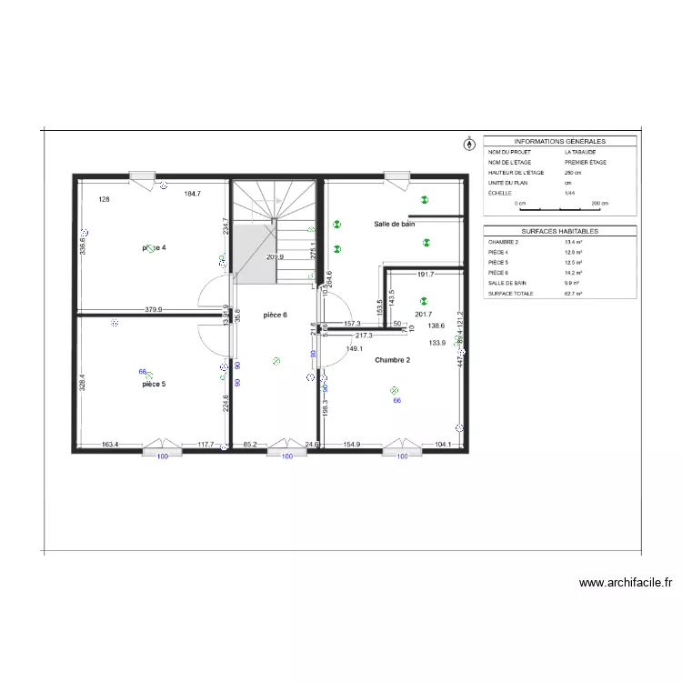 1er v&eacute;tage. Plan de 