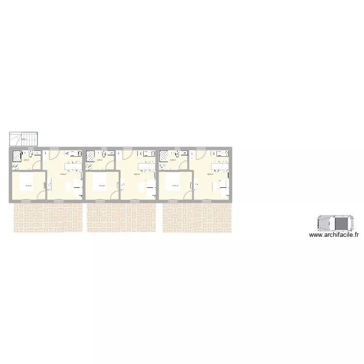 Immeuble 4 apparts 2. Plan de 