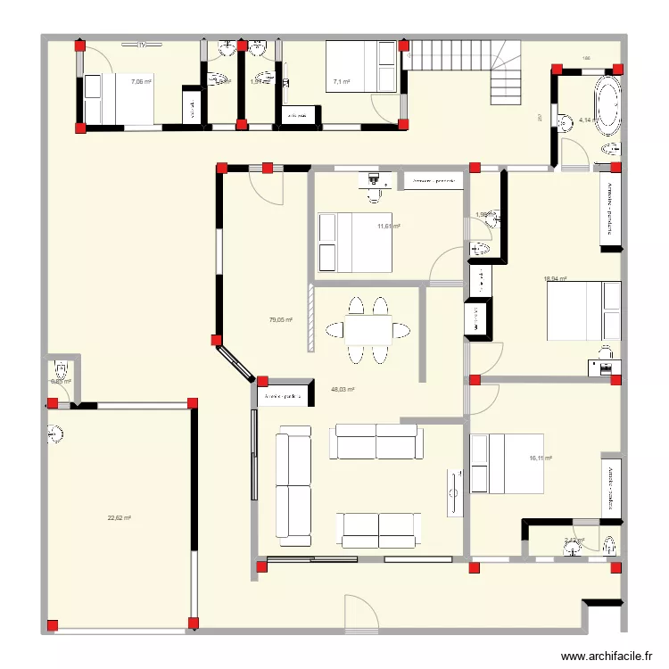 3-Plan Villa Elisabeth Avec Draft 2. Plan de 
