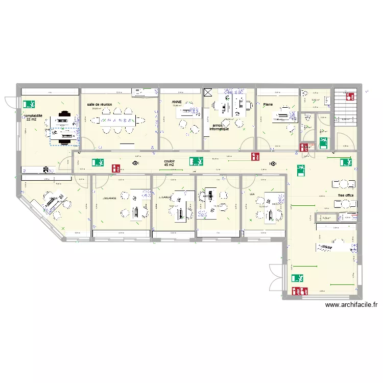 bureau lafage extension et renovation 2024. Plan de bureau lafage extension et renovation 2024. Plan de