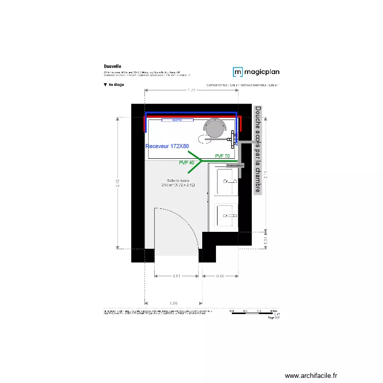Plan Projet  Mme. M. Busvelle. Plan de 
