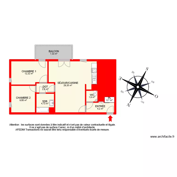 BI 35090. Plan de 15  et 110 m²